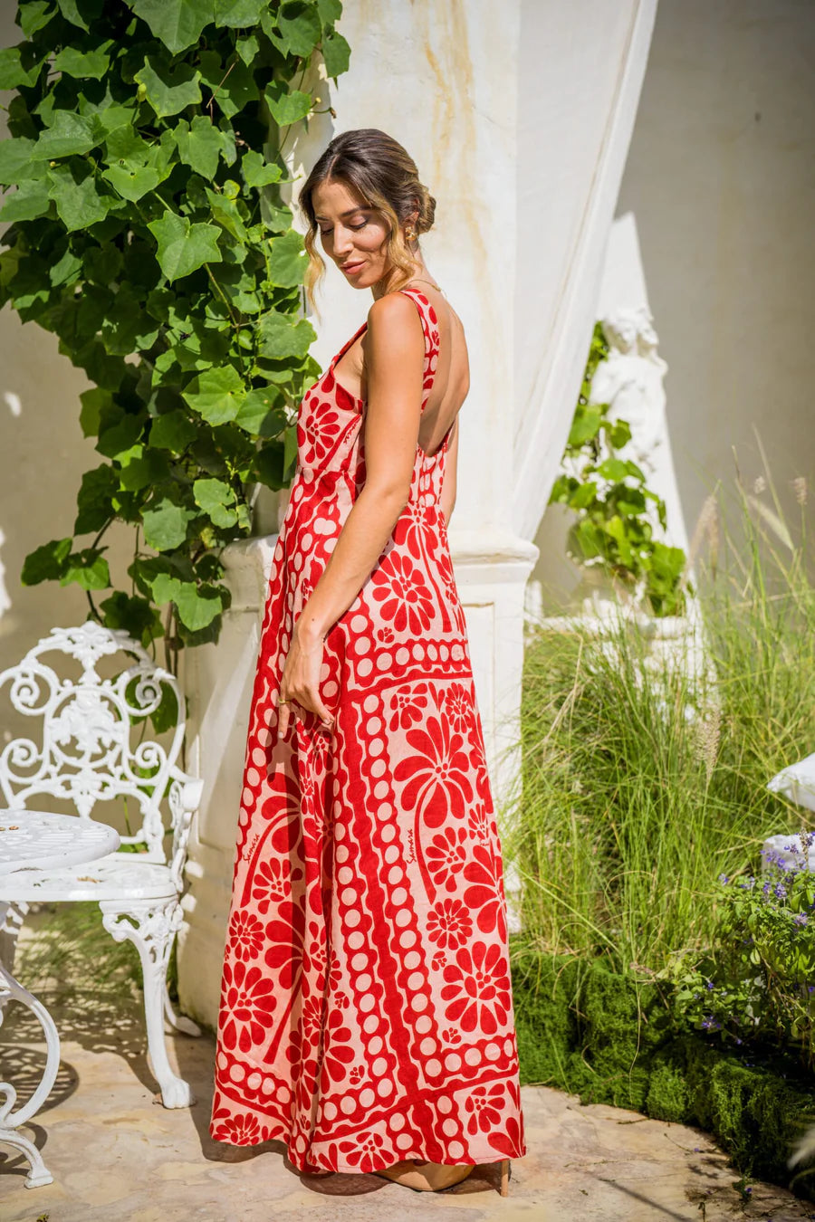 MANIKA DRESS - SAMARA RED FLOWER