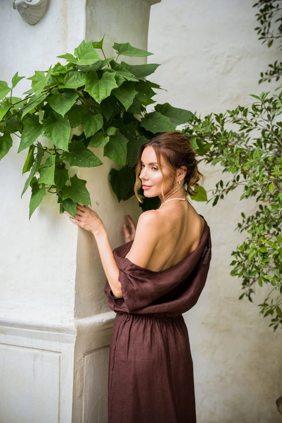 REVANTI DRESS - CHOCOLATE