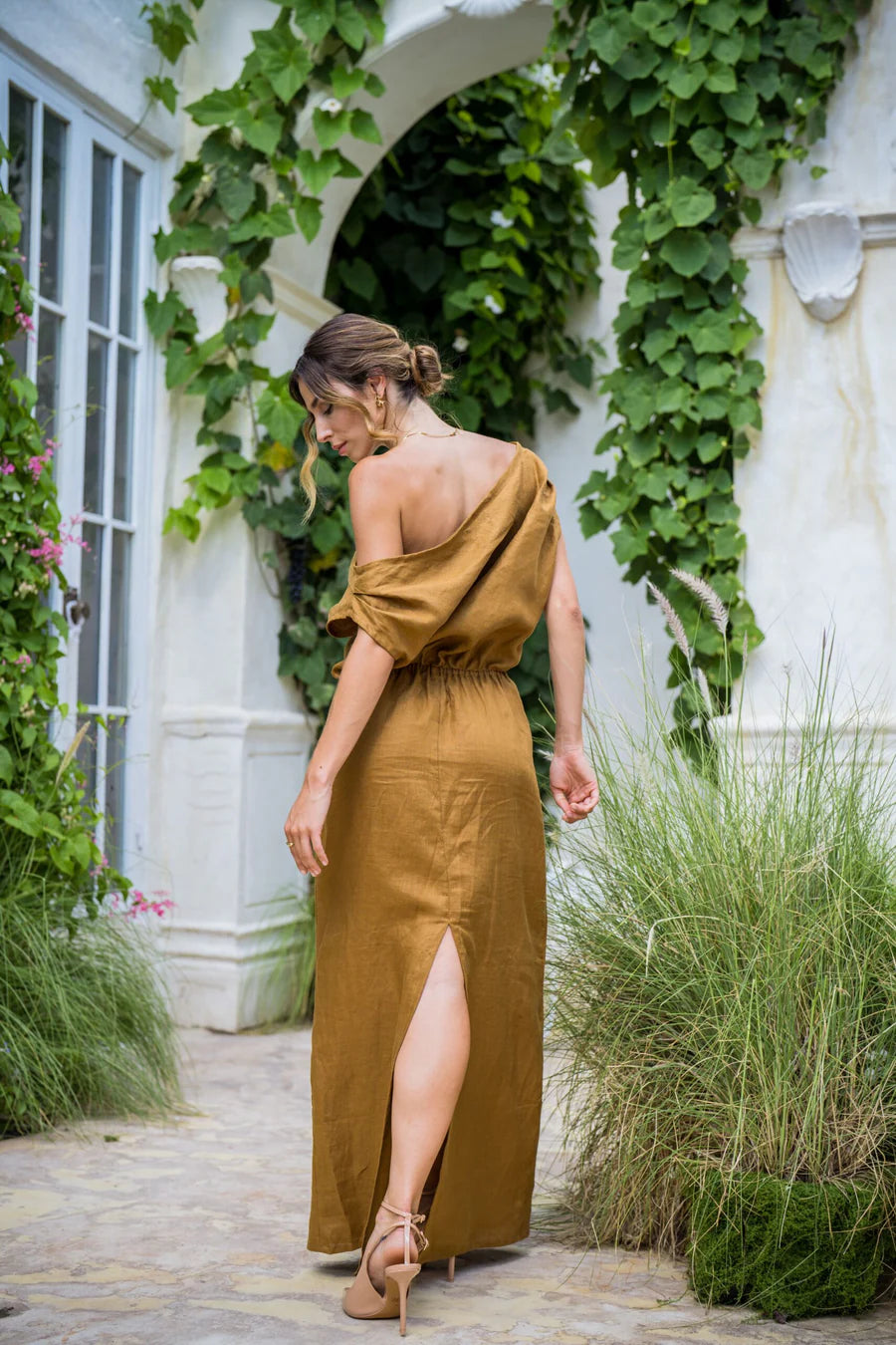 REVANTI DRESS - WALNUT