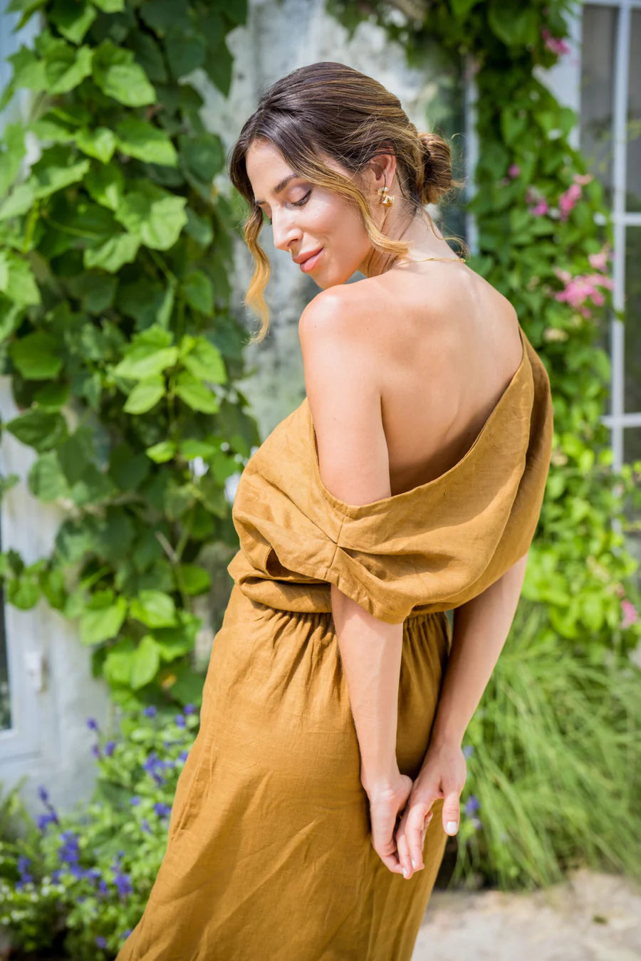 REVANTI DRESS - WALNUT