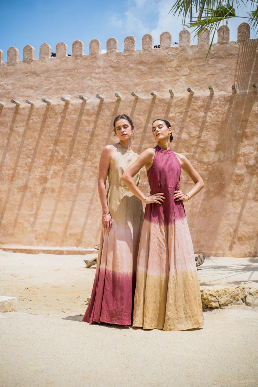 AMARA DRESS - GOLD GRADATION