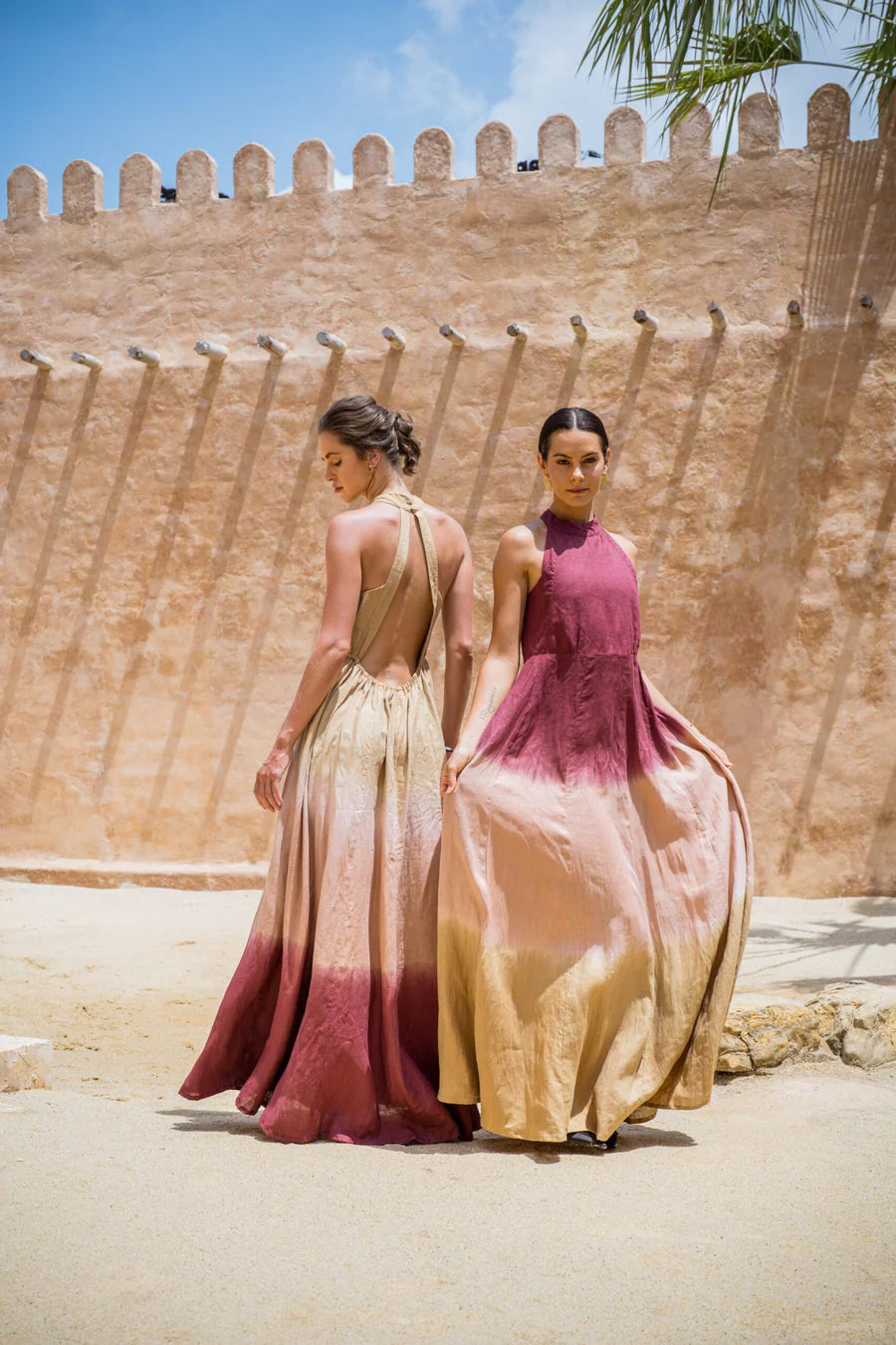 AMARA DRESS - GOLD GRADATION