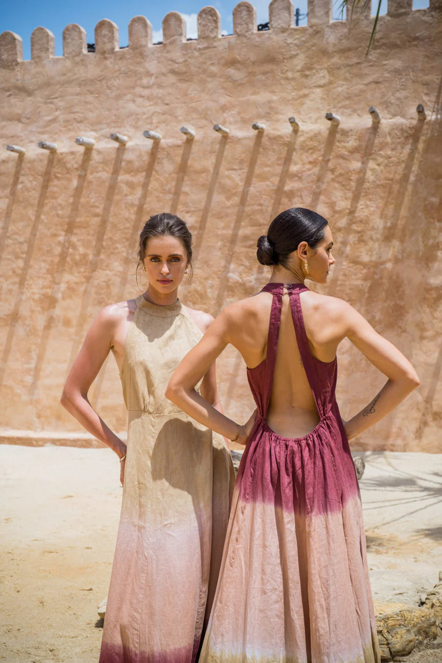 AMARA DRESS - GOLD GRADATION