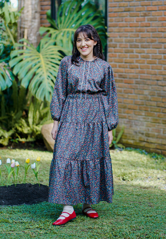 NONAETAL X IFY MENARI DRESS BLACK