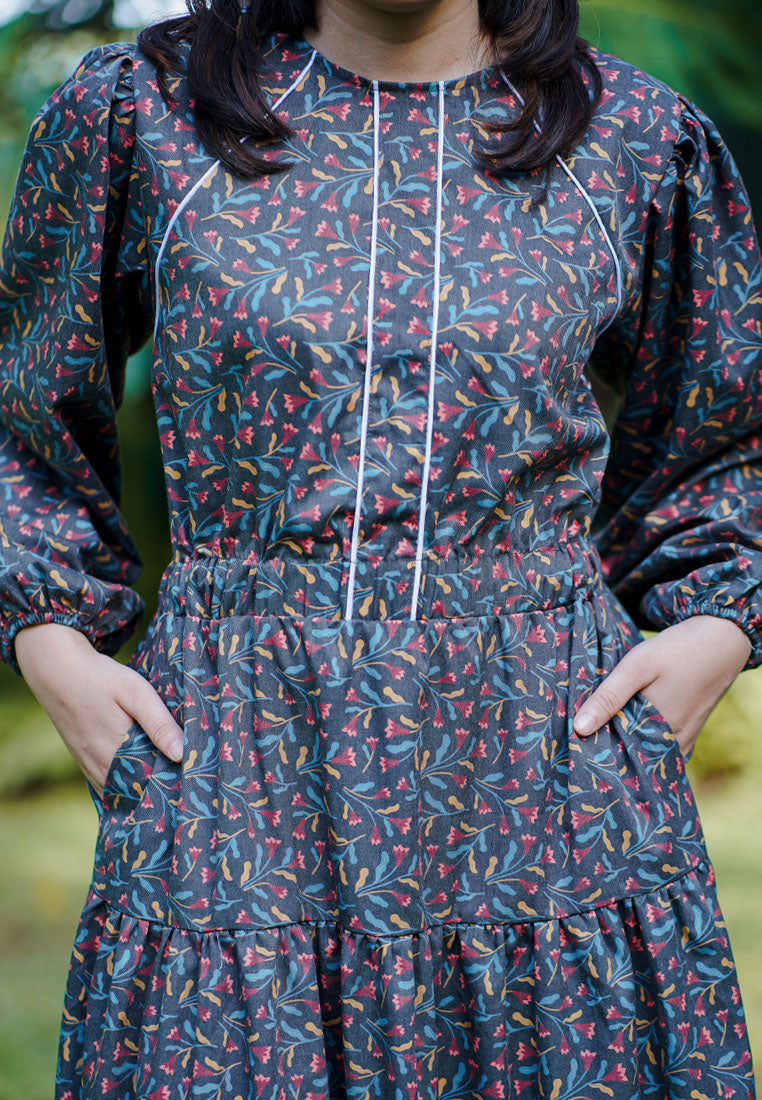 NONAETAL X IFY MENARI DRESS BLACK