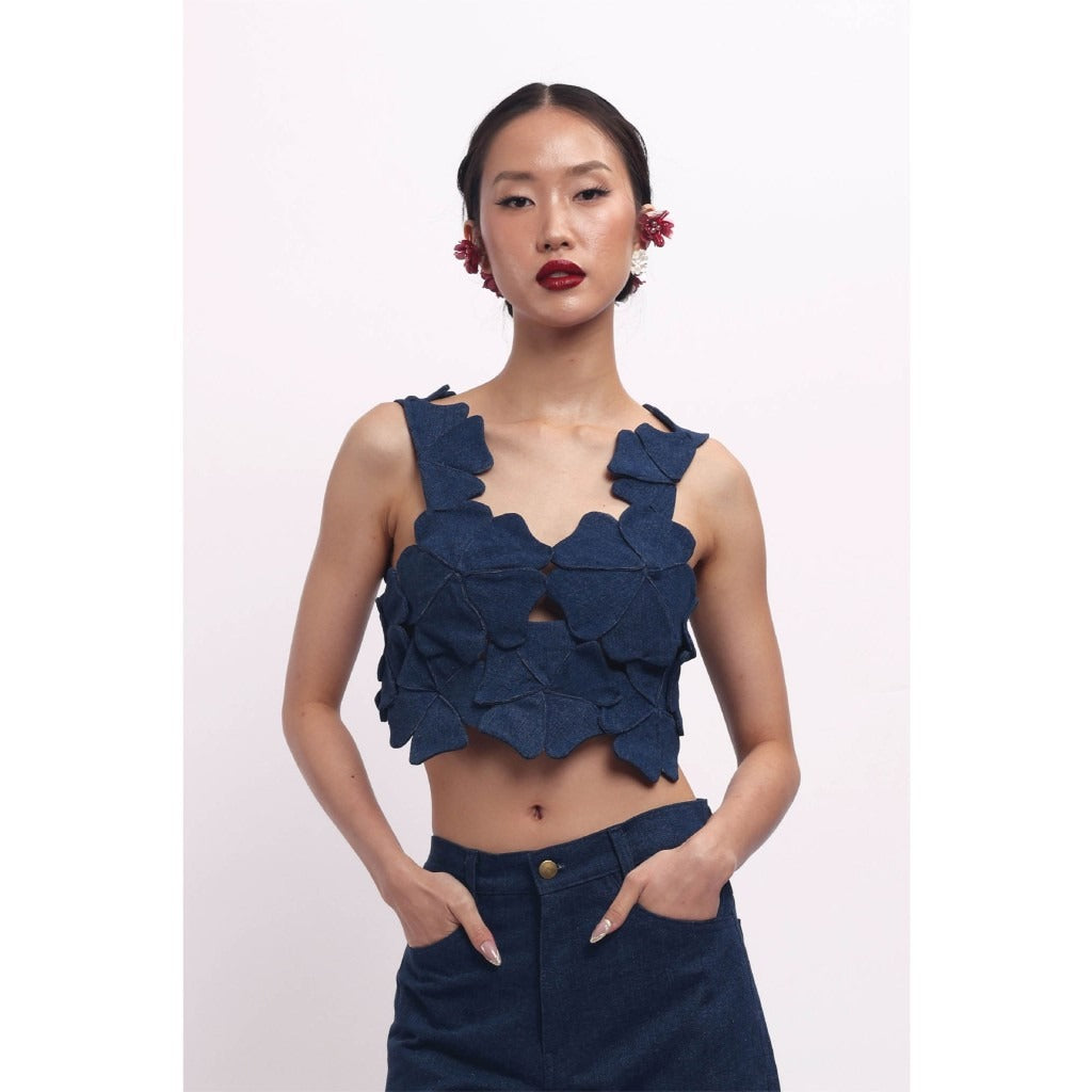 SUEDESON SPRING DEW TOP DENIM