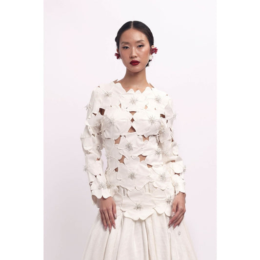 SUEDESON PETAL POISE TOP