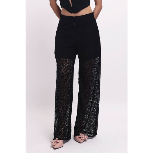 SUEDESON FLORAXIS KNIT PANTS