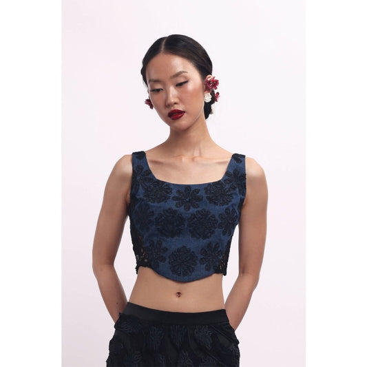 SUEDESON NOCTURA DENIM CORSET