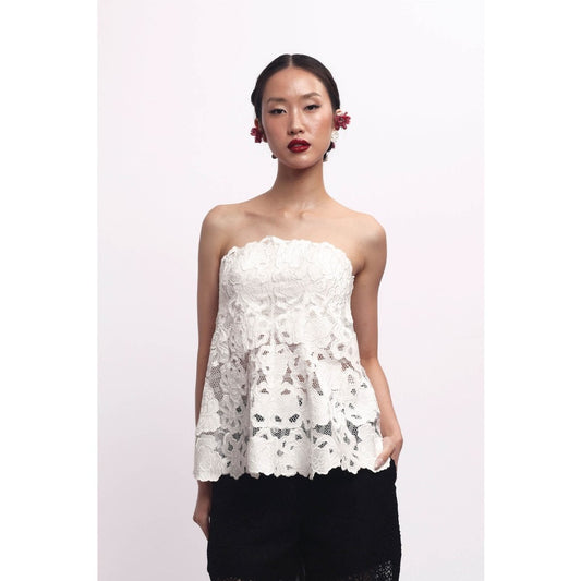 SUEDESON BUNGA LACE KEMBEN TOP