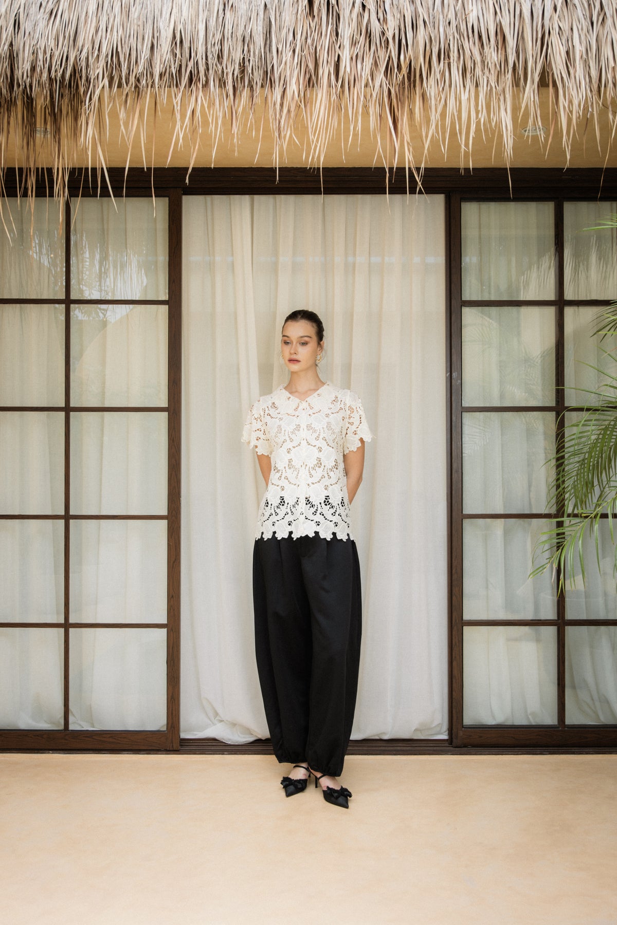 SONA BLOUSE - CREME
