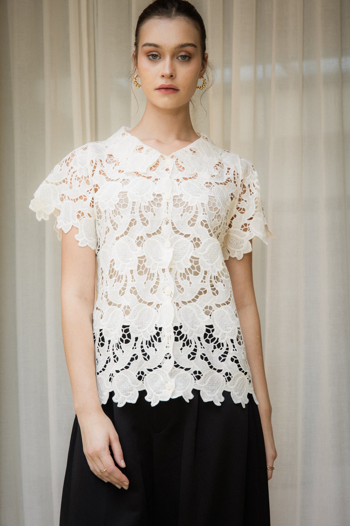 SONA BLOUSE - CREME