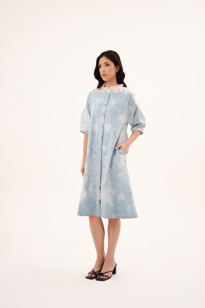 ASTRID DRESS IN BLUE