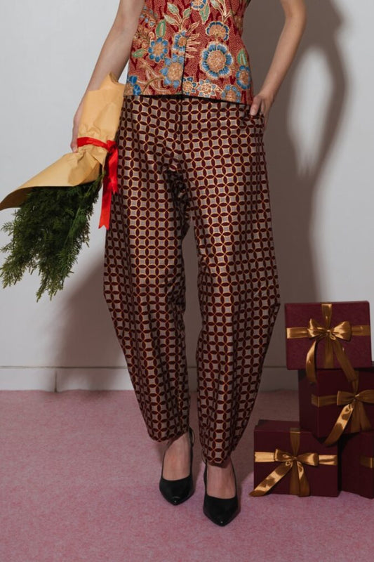 BECCA BATIK PANTS IN RED