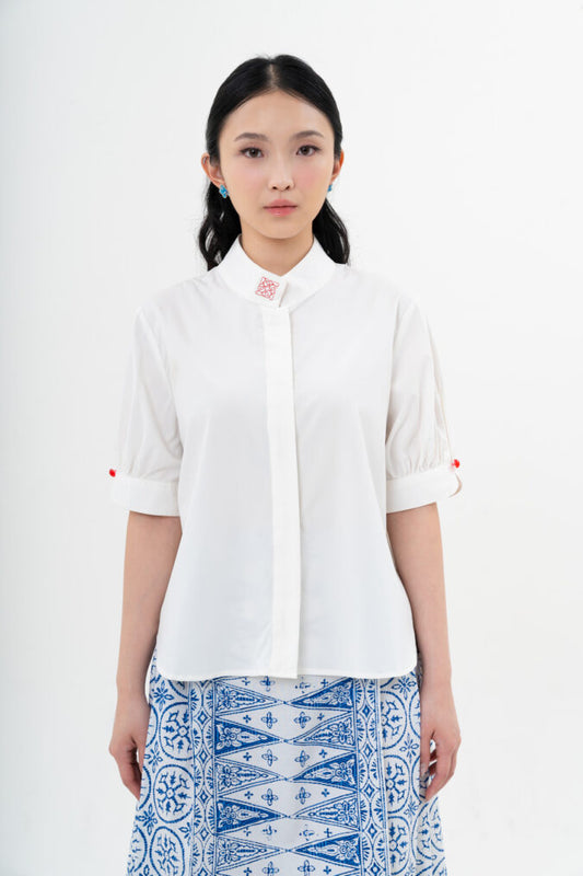 NINI TOP IN WHITE (PRE-ORDER)