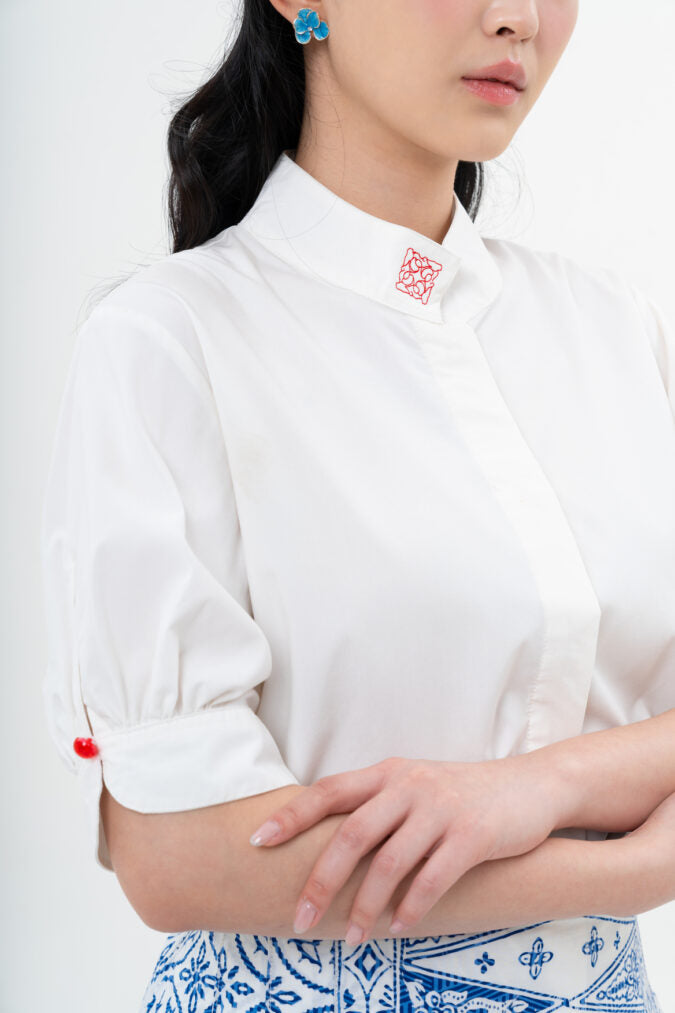 NINI TOP IN WHITE (PRE-ORDER)