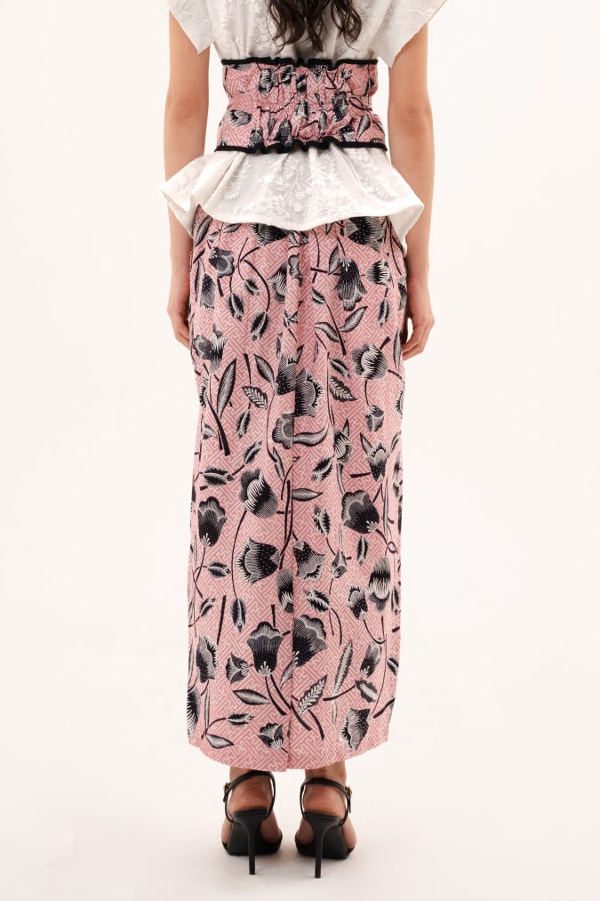 SIRIA SHIRT IN PINK + OBI