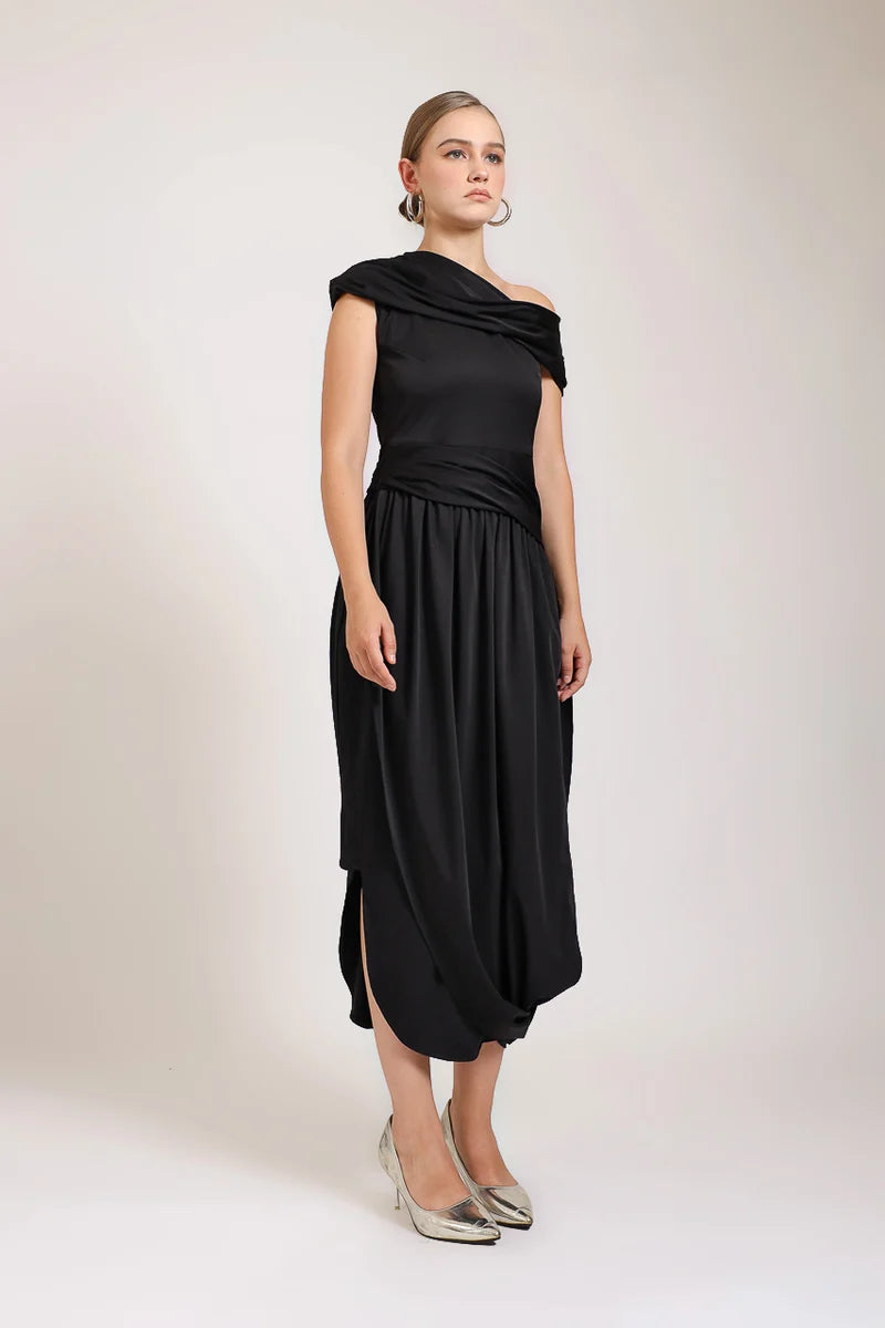 SABRINA SATEN DRESS