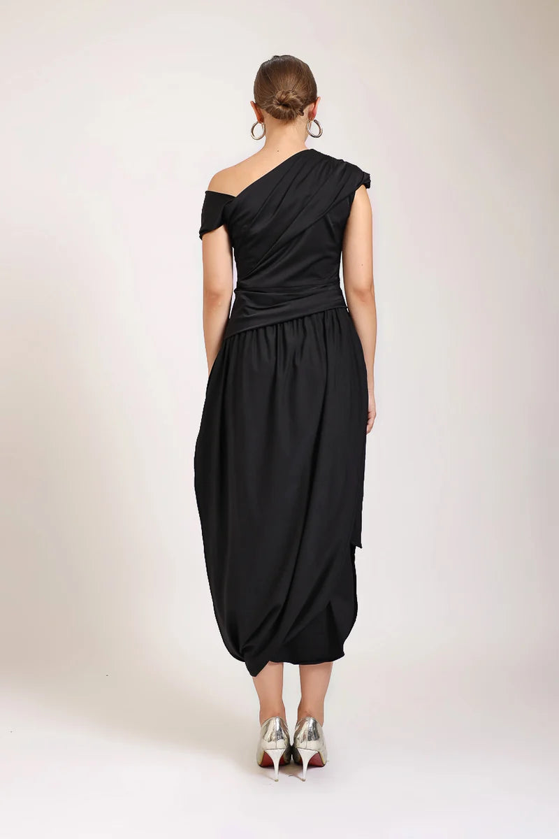 SABRINA SATEN DRESS