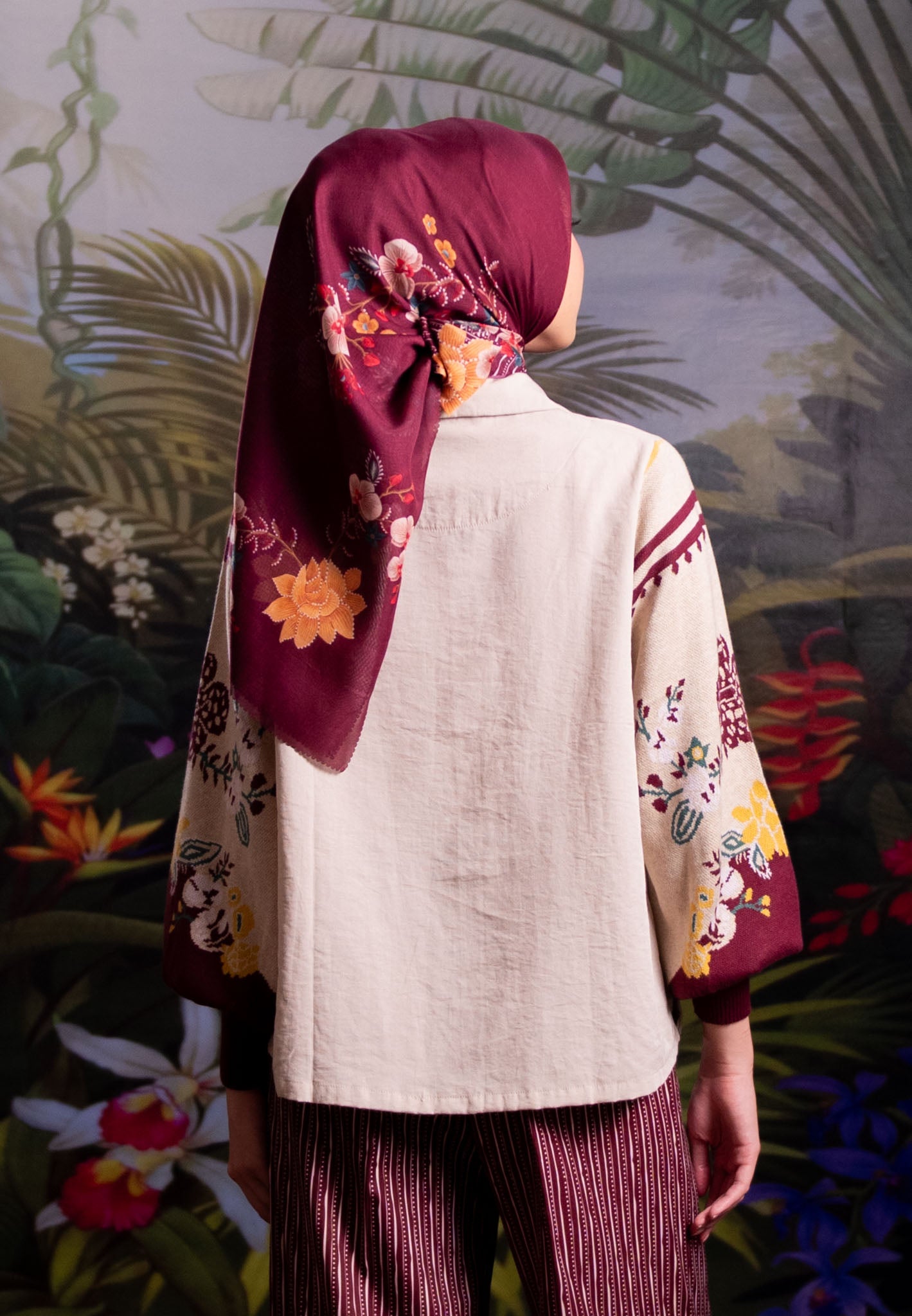 NONAETAL CELOSIA WHISPER KNIT TOP LONG SLEEVE ECRU